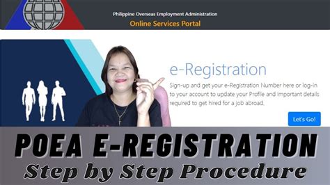 https//eservices.poea.gov.ph/e registration/register|POEA e.